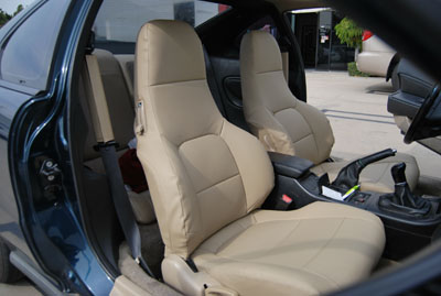 Honda prelude leather seat covers #4