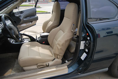 Custom seat covers for 1996 honda prelude