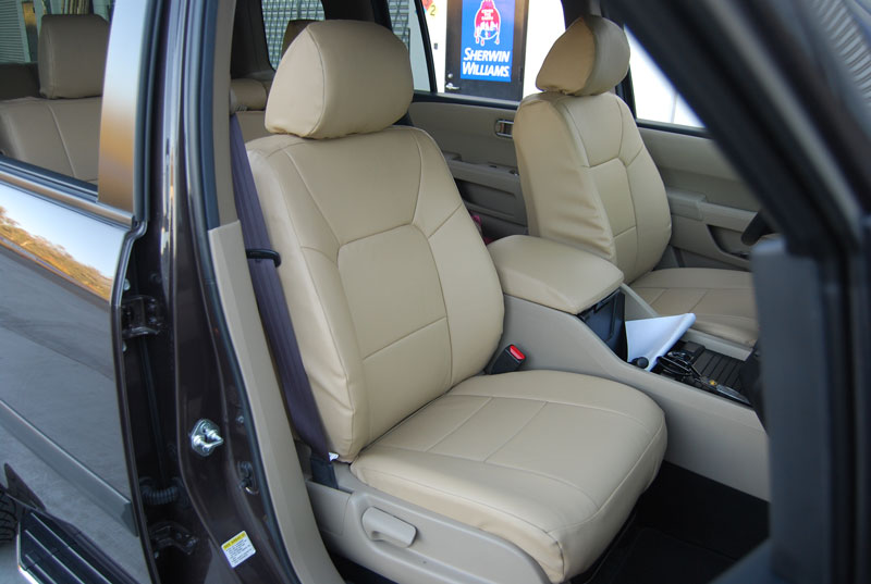 Leather seat covers for honda pilot #7