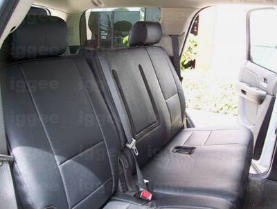 CHEVY TAHOE 2007 2012 S.LEATHER CUSTOM FIT SEAT COVER  