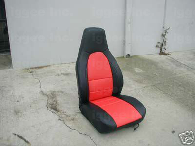 PORSCHE 911 912 914 924 IGGEE S.LEATHER CUSTOM SEAT COVER 13COLORS ...