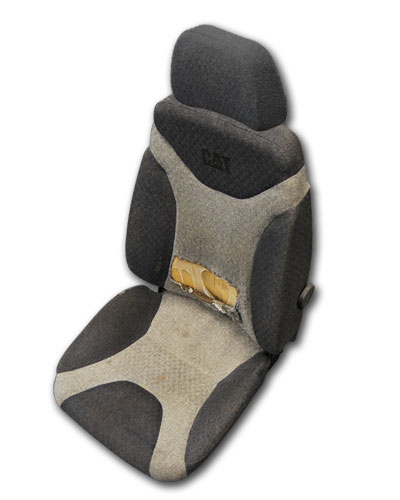 Caterpillar 330 CL Excavator s Leather Seat Cover