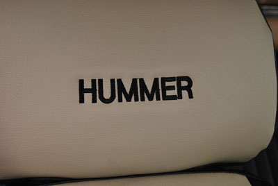 HUMMER H1 1992 2006 S. LEATHER CUSTOM FIT SEAT COVER  