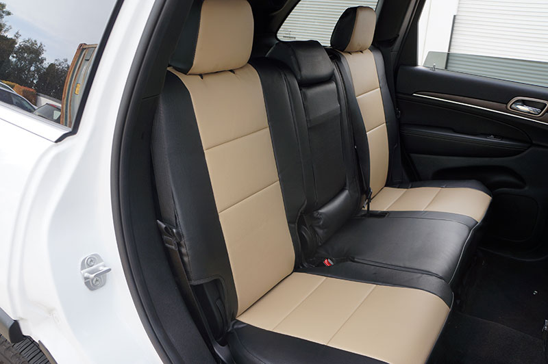 JEEP GRAND CHEROKEE 2011-2015 IGGEE S.LEATHER CUSTOM FIT SEAT COVER ...