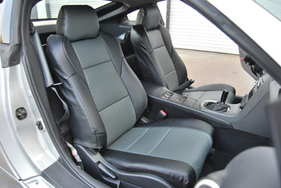 NISSAN 350Z 2003 2011 S.LEATHER CUSTOM FIT SEAT COVER  