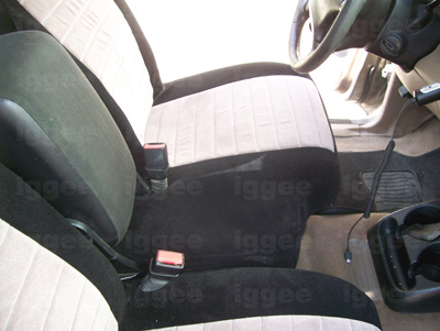 FORD RANGER 90 2003 6040 PICK UP TWO TONE SEAT COVERS  