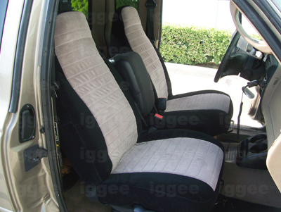 FORD RANGER 90 2003 6040 PICK UP TWO TONE SEAT COVERS  